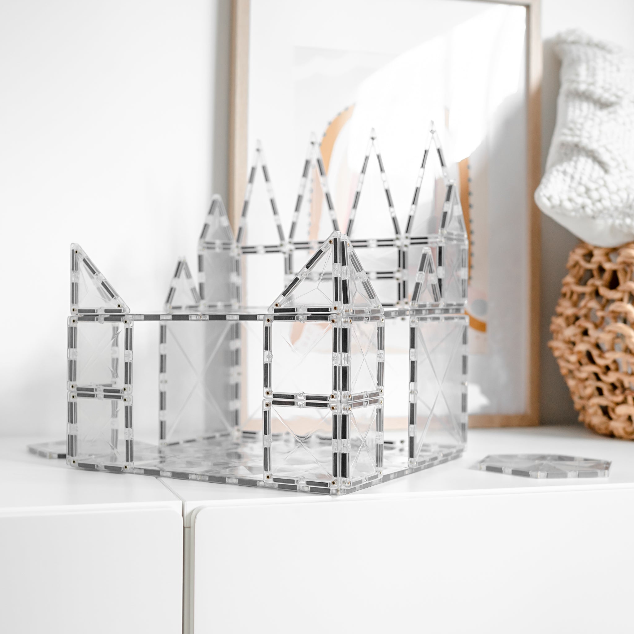 Buy CONNETIX Clear Magnetic Tiles - Official Store