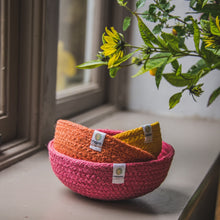 Load image into Gallery viewer, ReSpiin Jute Mini Bowl Set x3 Fire