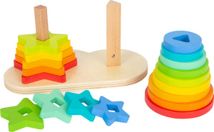 Small Foot  Rainbow Shape-Fitting Game