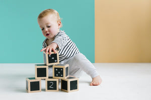 Freckled Frog Fun With Chalk Wooden Cubes - Isaac’s Treasures