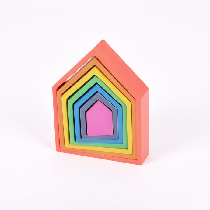 Tickit Rainbow Architect Houses - Pk7