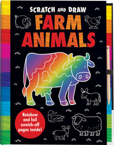 Scratch and Draw Farm Animals Activity Book