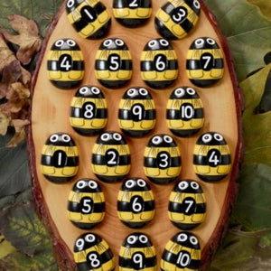 Yellow Door Honey Bee Number Cards