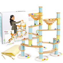 Load image into Gallery viewer, Boppi Bamboo Marble Run - Jumbo Pack