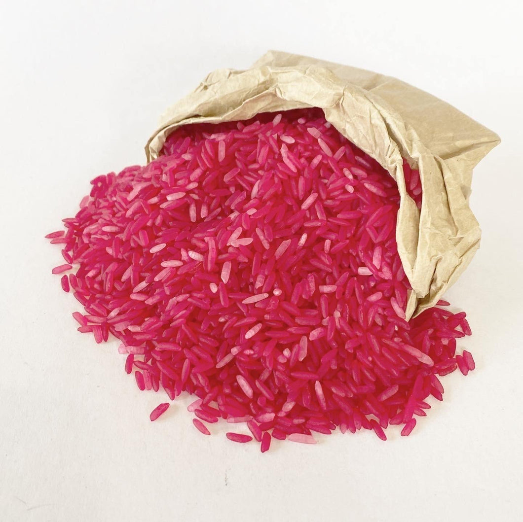 Sensory Scented Rice 175g - Pink - Isaac’s Treasures