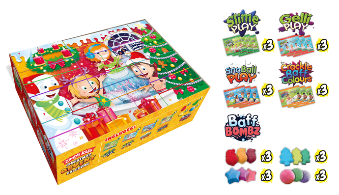 Zimpli Kids Christmas Advent Calendar - 24pc