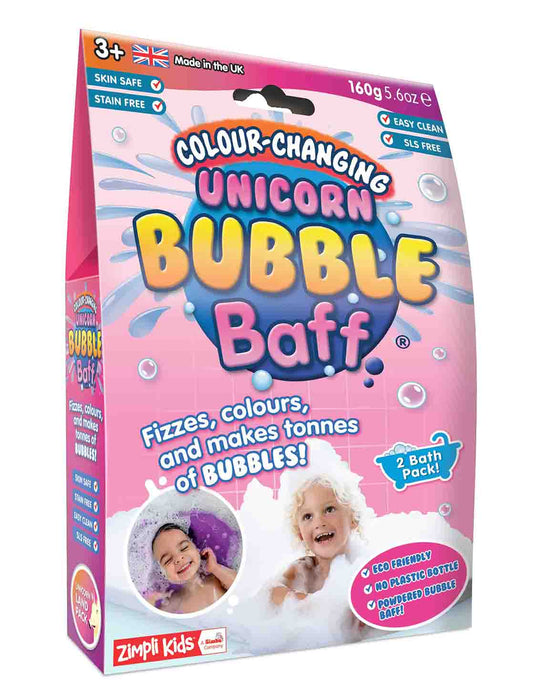 Zimpli Colour Changing Unicorn Bubble Baff - 2 Pack