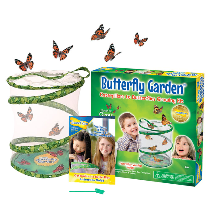 Insect Lore Butterfly Garden with 3-5 LIVE Caterpillars