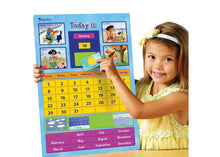 Load image into Gallery viewer, Learning Resources Magnetic Display Learning Calendar