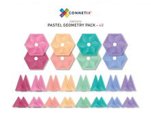 Load image into Gallery viewer, Connetix 40 pc Pastel Geometry Pack