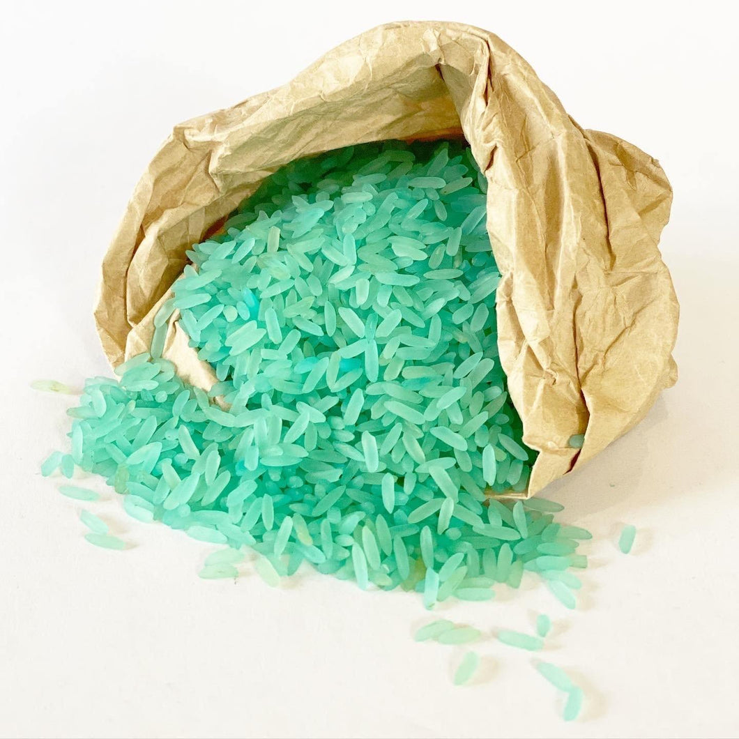 Sensory Scented Rice 175g - Pastel Blue - Isaac’s Treasures
