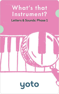 Yoto Audio Card - Phonics: Letters & Sounds: Phase 1