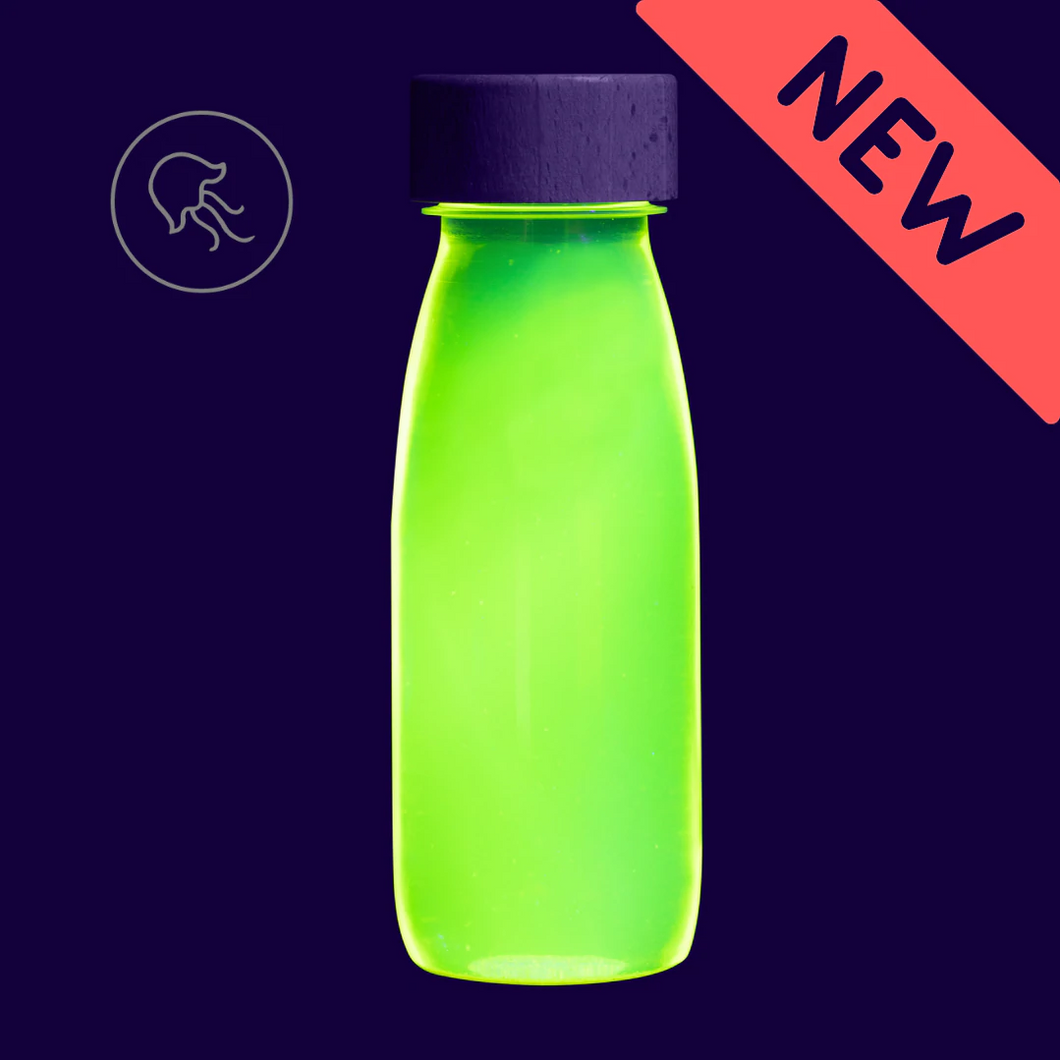 Petit Boum Float Sensory Bottle - Fluo Yellow