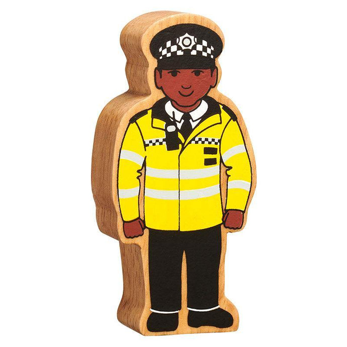 Lanka Kade Natural Yelllow & Black Policeman - Black Skin - Isaac’s Treasures