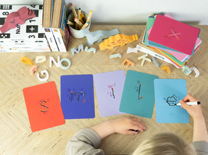 Happy Little Doers Wipeable Writing Flashcards
