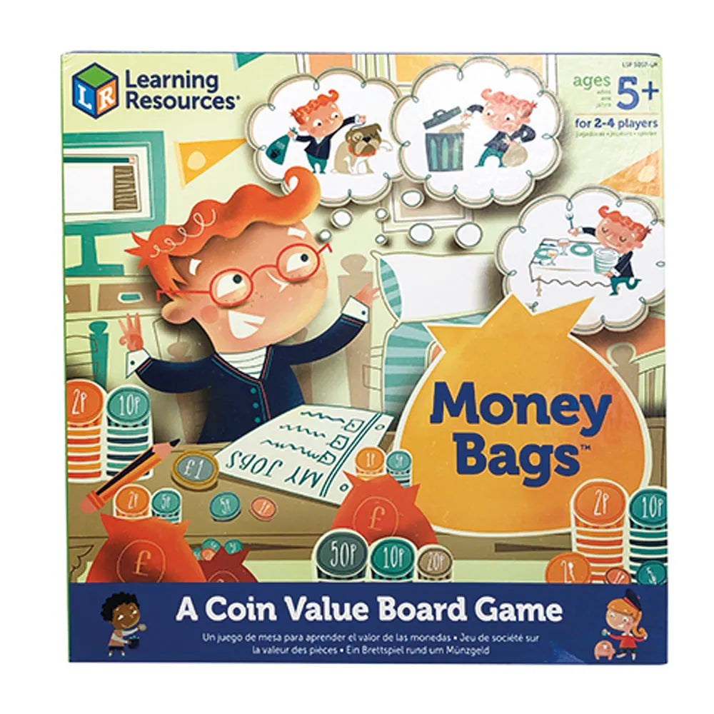 Learning Resources Money Bags™ A Coin Value Board Game