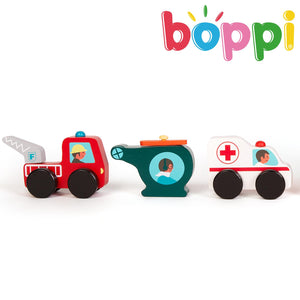 Boppi Wooden Rescue Centre Playset