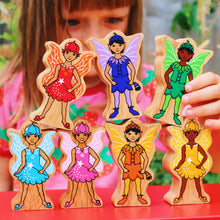 Load image into Gallery viewer, Lanka Kade Rainbow Fairies play set - 7 pieces