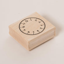 Load image into Gallery viewer, Learnwell Clock Face Stamp (Numerals) 40mm Diameter - Isaac’s Treasures
