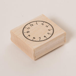 Learnwell Clock Face Stamp (Numerals) 40mm Diameter - Isaac’s Treasures