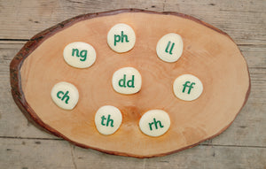 Yellow Door Welsh Alphabet Pebbles – Supplementary Set