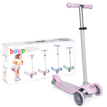 Load image into Gallery viewer, Boppi 3-Wheel Kids Scooter Age 3-8 - Pink