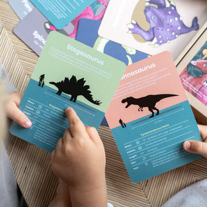 Happy Little Doers Learn Dinosaur Flashcards