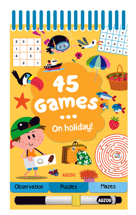 On Holiday 45 Games Activity Pad