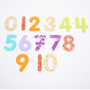 TickiT Rainbow Glitter Numbers - Pk14