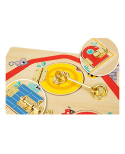 Tooky Wooden Latches Activity Board