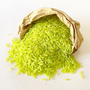 Sensory Scented Rice 175g - Pastel Green - Isaac’s Treasures