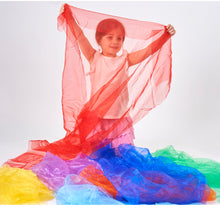 Load image into Gallery viewer, Tickit Rainbow Organza Fabric - 7 Colour Options